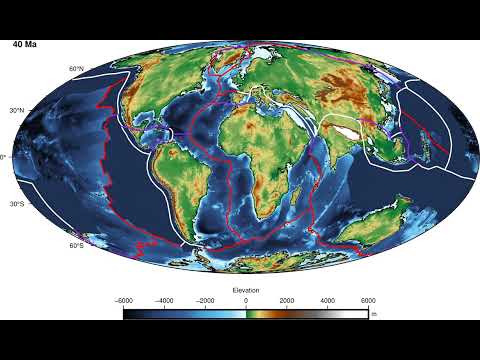 Landscape evolution over 100 millions of years